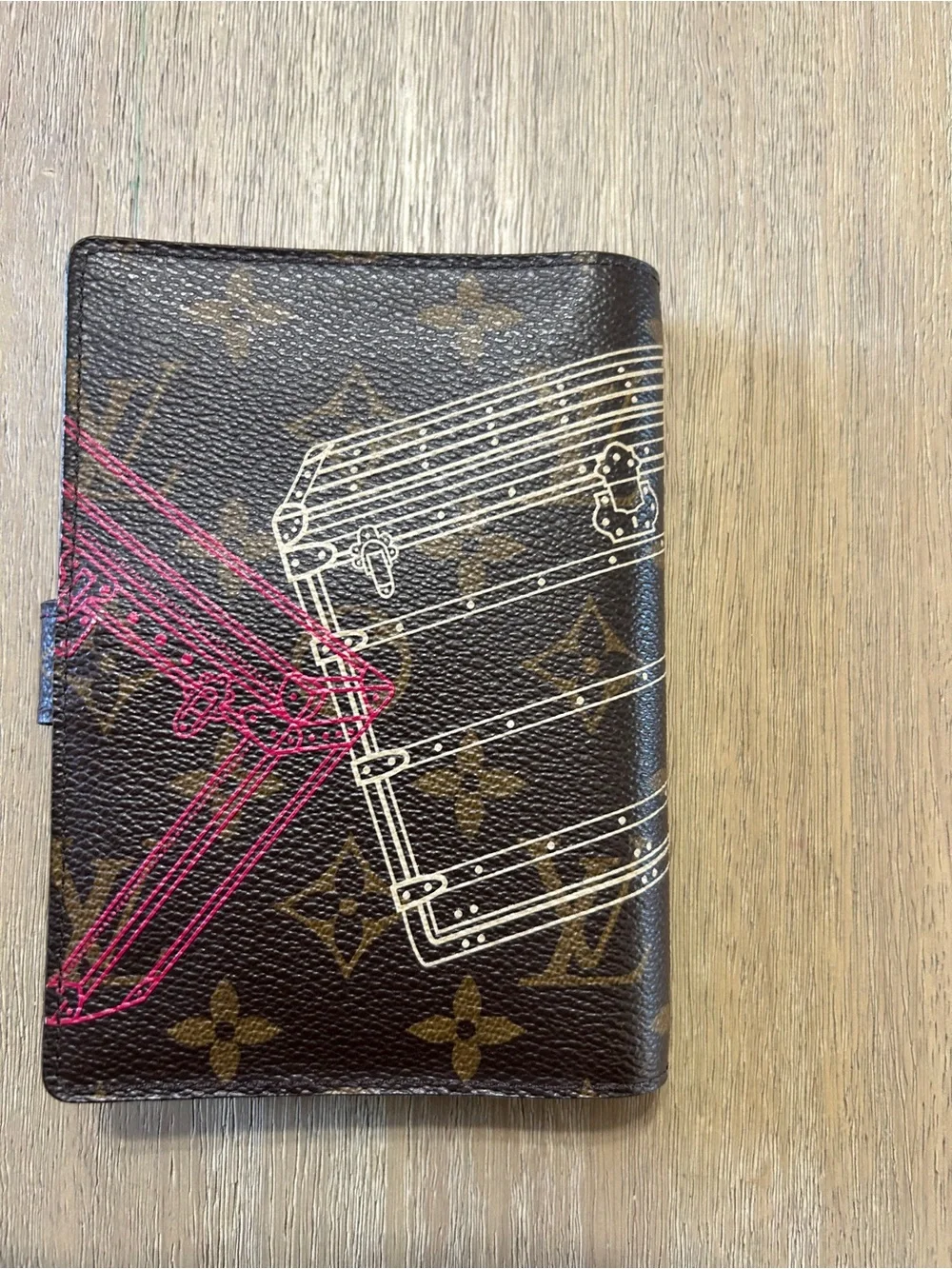 Louis Vuitton Monogram Notebook/Agenda Trunk Print - Picture 2 of 11